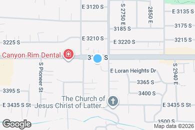 Map image of the property - 2660 E 3300 S