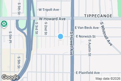 Map image of the property - 4017 S 1st St