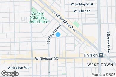 Map image of the property - 1829 W Ellen St