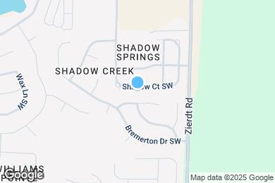 Map image of the property - 245 Shadow Ct SW