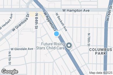 Map image of the property - 8127 W Appleton Ave