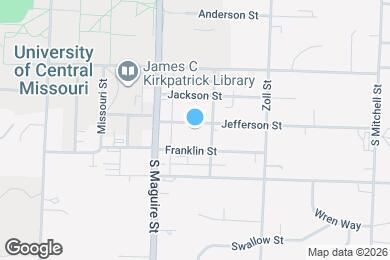 Map image of the property - 316 Jefferson St