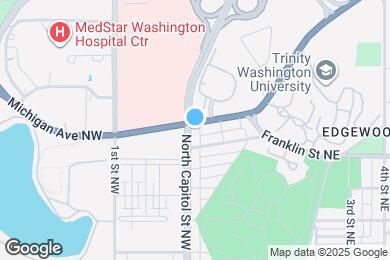 Map image of the property - 2919 North Capitol St NE