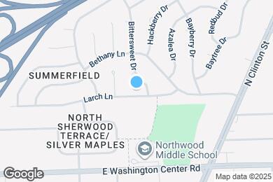 Map image of the property - 1107 Larch Ln