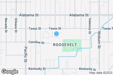 Map image of the property - 1724 Texas St