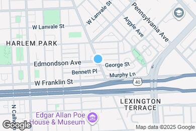 Map image of the property - 522 N Fremont Ave