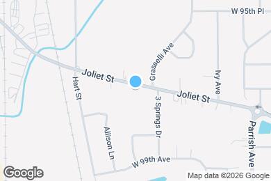 Map image of the property - 10173 Joliet St