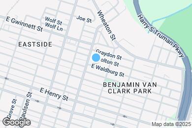 Map image of the property - 1112 E Waldburg St