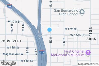 Map image of the property - 1602 N H St