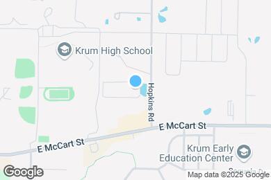 Map image of the property - Retreat at Krum - 55+ Active Adult Living