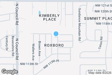 Map image of the property - 11609 Roxboro Ave