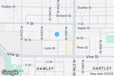 Map image of the property - 901 N 25th St