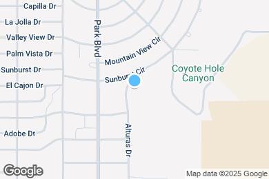 Map image of the property - 6957 Alturas Dr