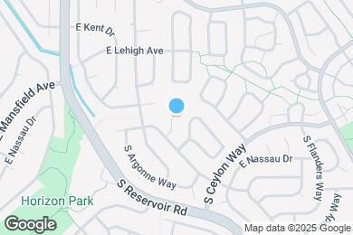 Map image of the property - 3888 S Biscay St