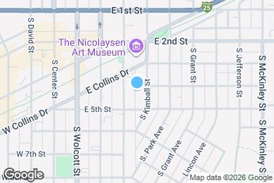 Map image of the property - 406 S Kimball St