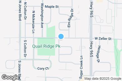 Map image of the property - 865 W Zeller St