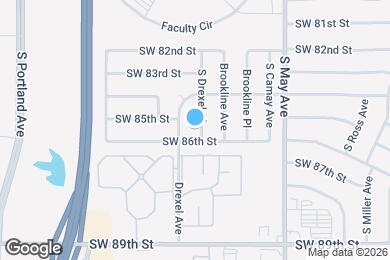 Map image of the property - 8607 S Drexel Pl