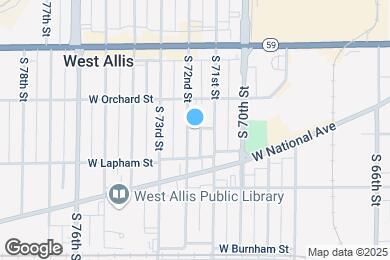 Map image of the property - 1542 S 72nd St