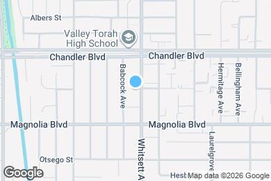 Map image of the property - 5457 Laurel Canyon Blvd