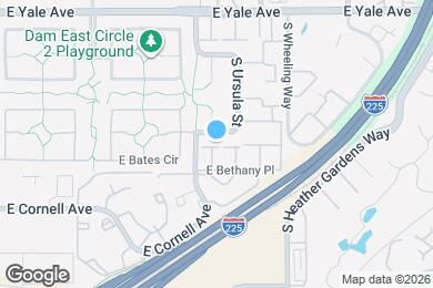 Map image of the property - 13029 E Bethany Pl