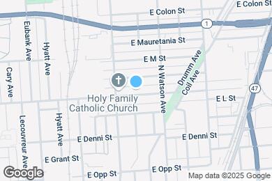 Map image of the property - 1101 E L St