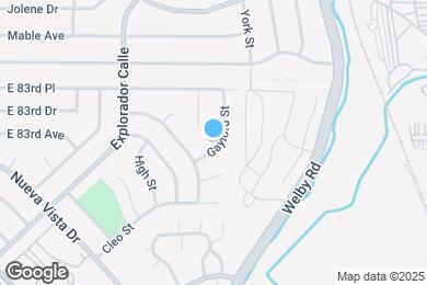 Map image of the property - 8293 Gaylord St