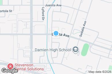 Map image of the property - 840 Bonita Ave