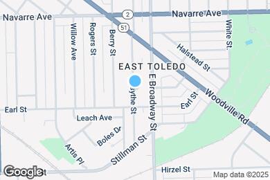 Map image of the property - 949 Forsythe St