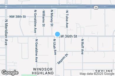 Map image of the property - 4136 NW 36th St