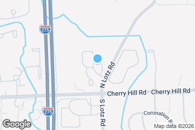 Map image of the property - The Pointe at Canton Apartments