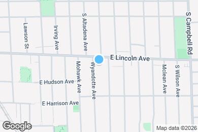 Map image of the property - 819 Wyandotte Ave