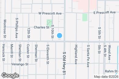 Map image of the property - 314 W Crawford St