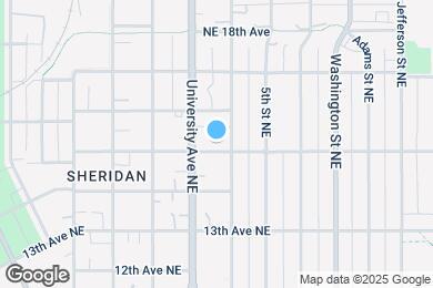 Map image of the property - 349 15th Ave NE