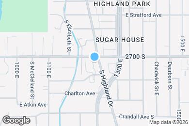 Map image of the property - 2710 S Highland Dr