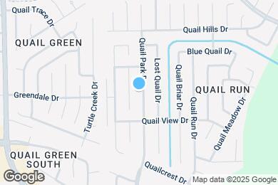 Map image of the property - 16530 Quail Park Dr