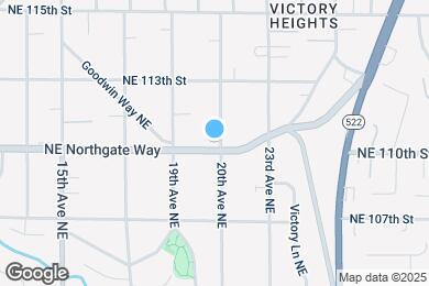 Map image of the property - 1934 NE Northgate Way