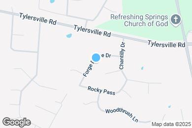 Map image of the property - 5815 Forge Bridge Dr