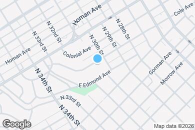 Map image of the property - 3010 Cole Ave