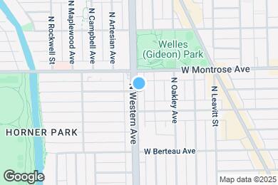 Map image of the property - 4327 N Western Ave