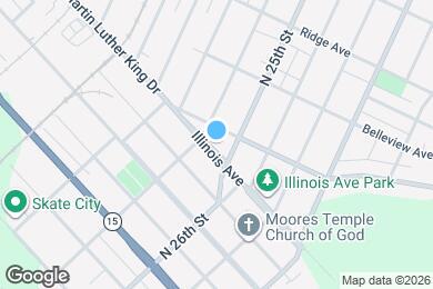 Map image of the property - 2409 Illinois Ave