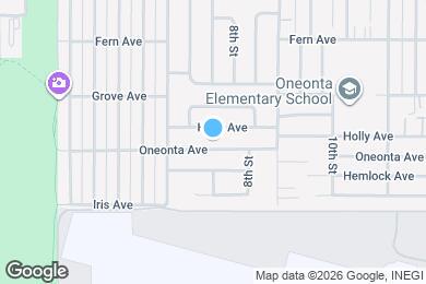 Map image of the property - 744 Oneonta Ave