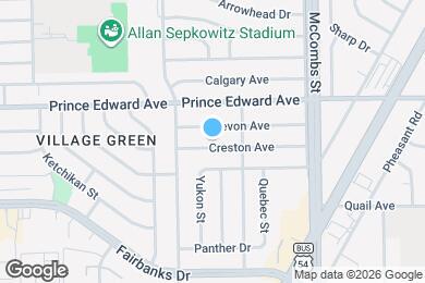 Map image of the property - 5625 Creston Ave