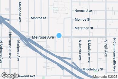 Map image of the property - 4266 Melrose Ave