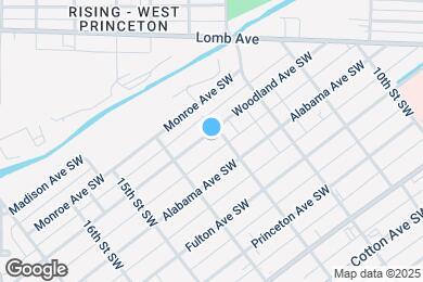 Map image of the property - 1309 Woodland Ave SW