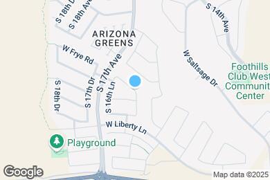 Map image of the property - 1620 W Nighthawk Way