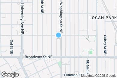 Map image of the property - 1222 Washington St NE