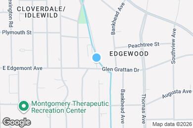 Map image of the property - 951 E Edgemont Ave