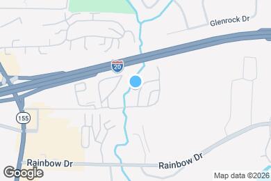 Map image of the property - Creekside Apartments