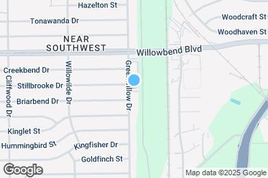 Map image of the property - 10825 Greenwillow St