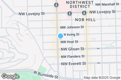 Map image of the property - 2273 NW Hoyt St